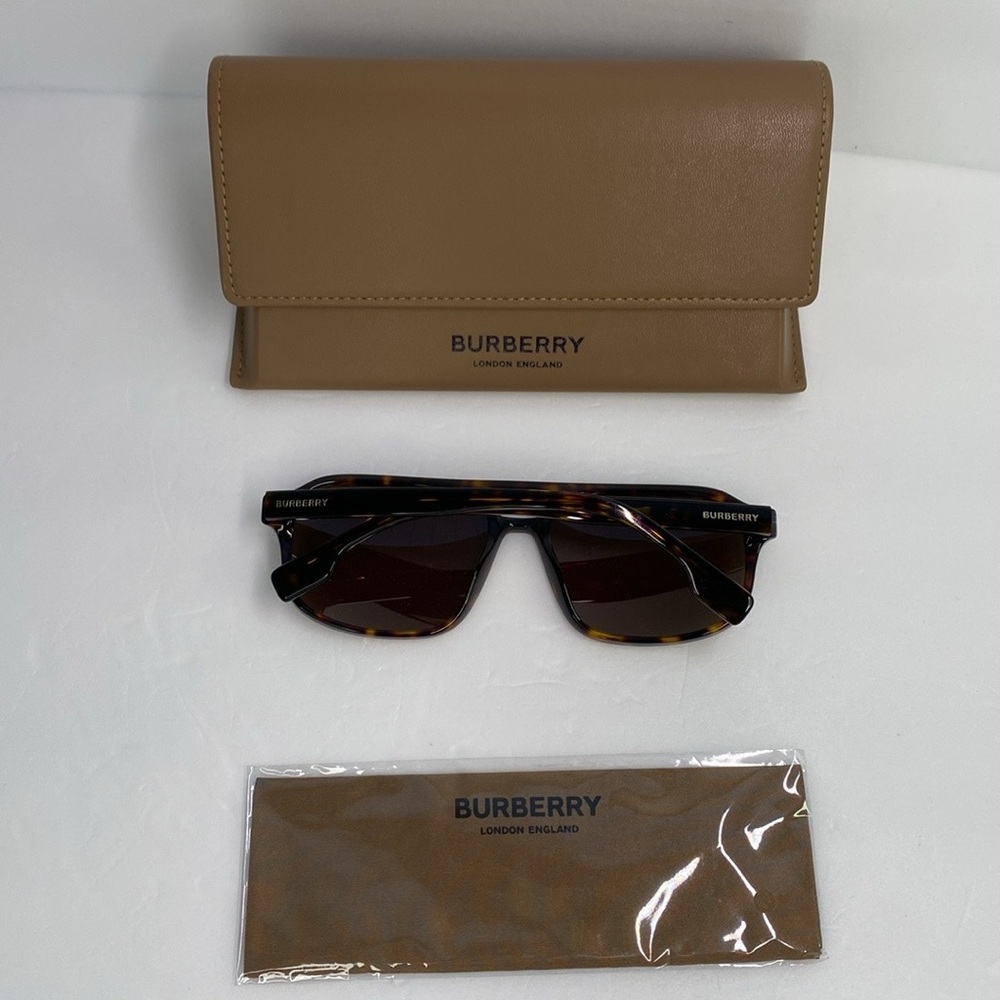 New Authentic Burberry Foxcote BE4302 300273 56 - Dark Havana Sunglasses - Picture 9 of 12